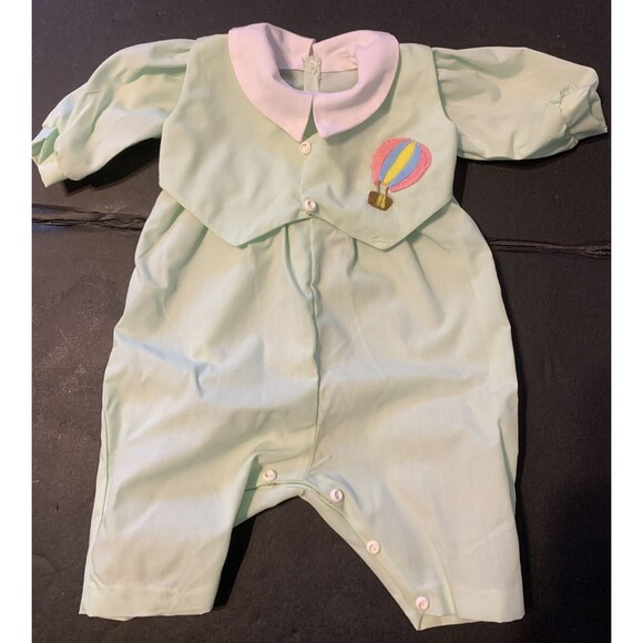Ashton Drake Baby’s First Outing Outfit – Nursery Newborns – Mint Green – NEW - Picture 4 of 9